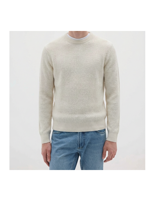 Girocollo Treccia 100% Cashmere