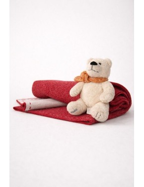 Pure cashmere cot blanket
