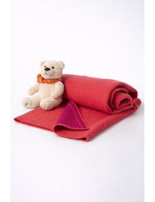 Pure cashmere cot blanket