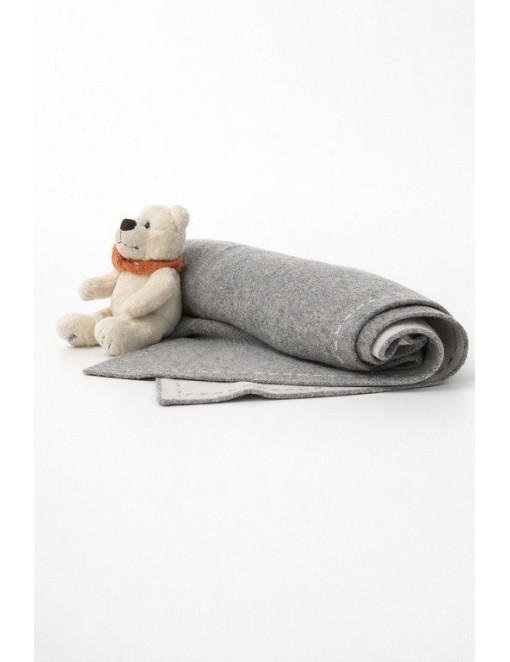 Pure cashmere cot blanket
