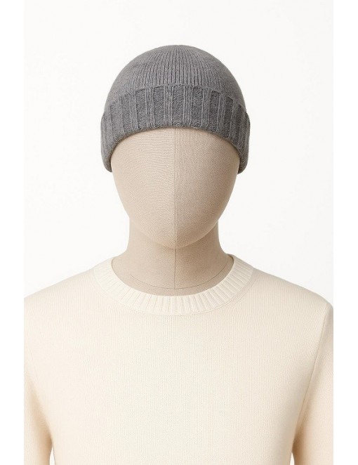 Cappello Rasato con Balza 100% Cashmere
