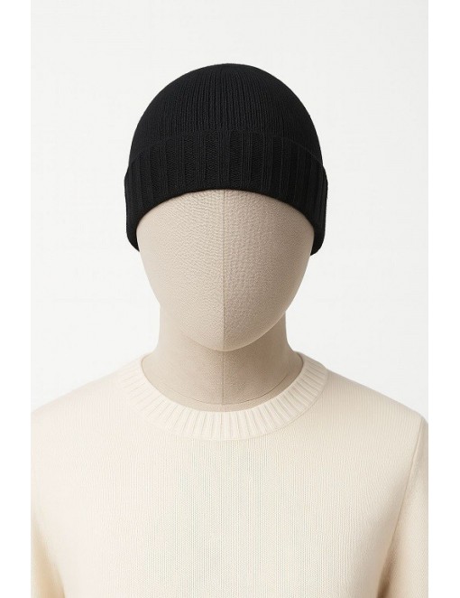 Cappello Rasato con Balza 100% Cashmere