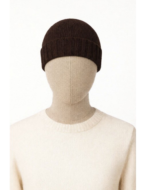 Cappello Rasato con Balza 100% Cashmere