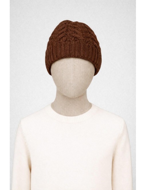 Cappello a Trecce in Misto Cashmere