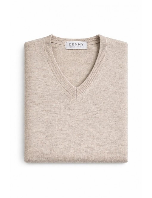 Pure Cashmere V-Neck Sweater - 2 ply