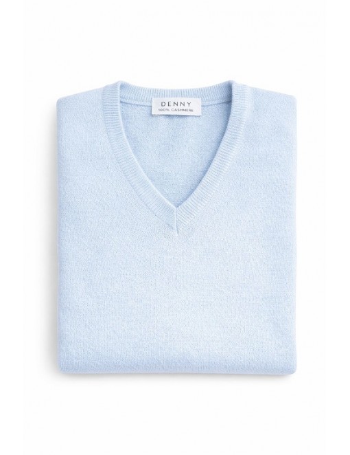Pure Cashmere V-Neck Sweater - 2 ply