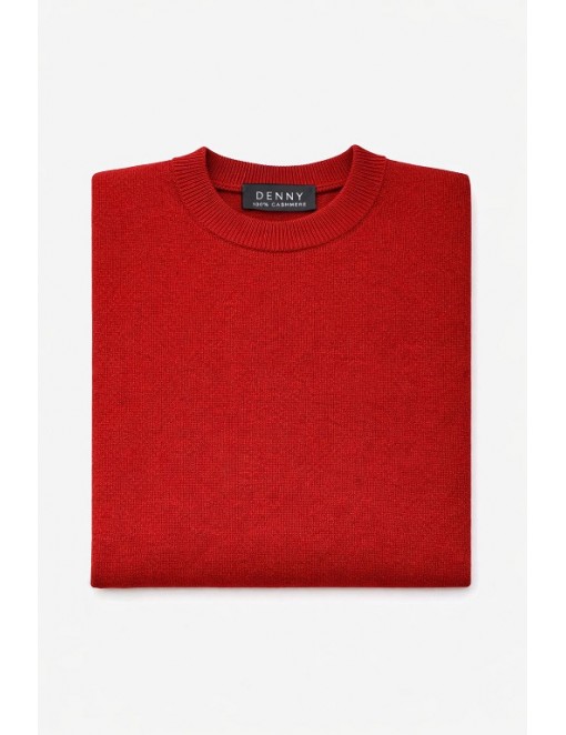 Maglia girocollo in 100% cashmere