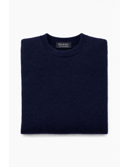 Maglia girocollo in 100% cashmere