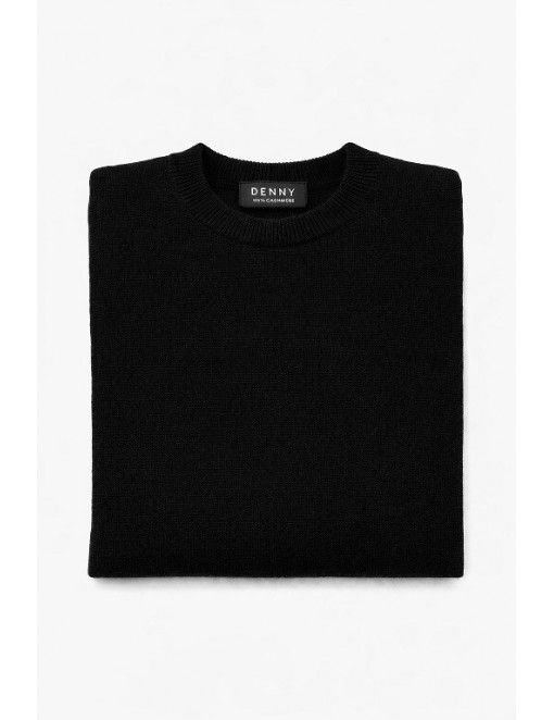 Maglia girocollo in 100% cashmere
