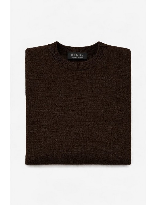 Maglia girocollo in 100% cashmere