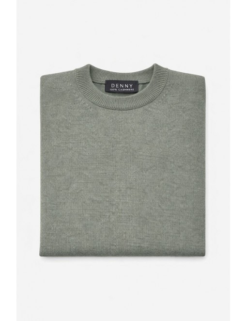 Maglia girocollo in 100% cashmere