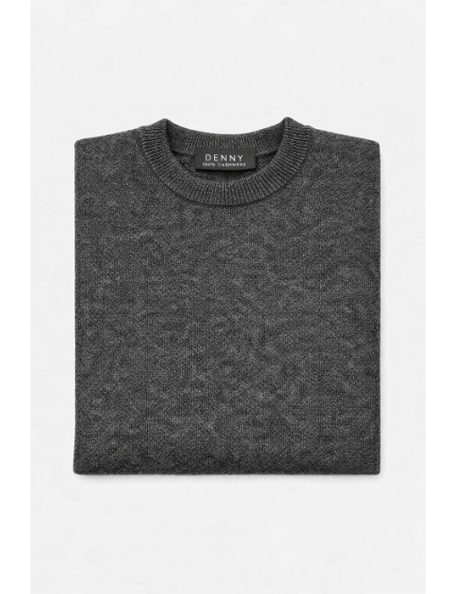 Maglia girocollo in 100% cashmere