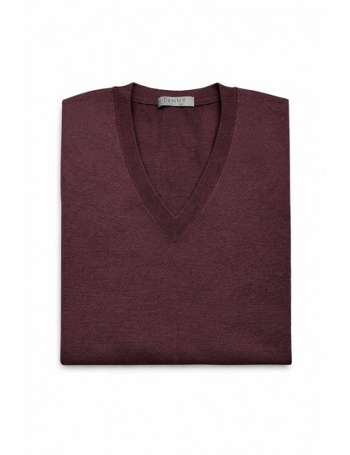 Extrafine Merino Wool V-Neck Sweater