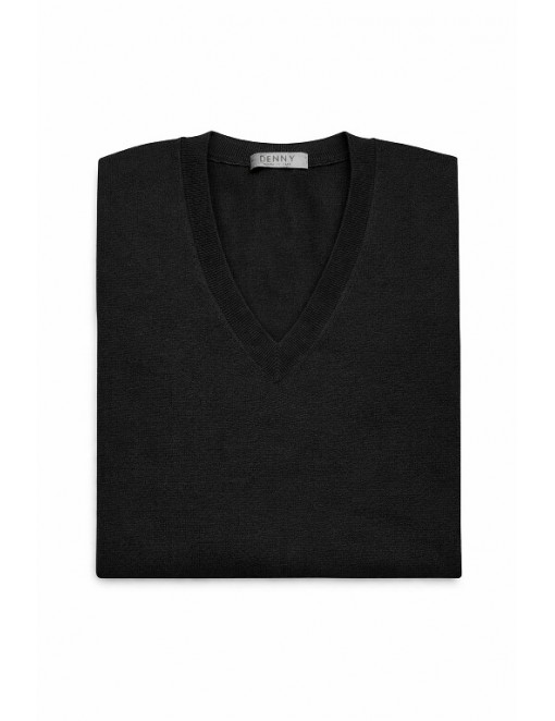 Extrafine Merino Wool V-Neck Sweater