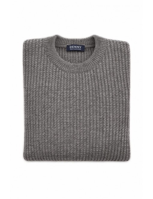 Girocollo Treccia 100% Cashmere